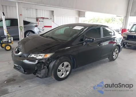 2014 Honda Civic Lx из США, поврежденный, VIN 19XFB2F5XEE012139